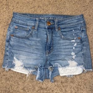 american eagle jean shorts good condition!